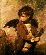 Sir Joshua Reynolds cupid as link boy Sweden oil painting artist